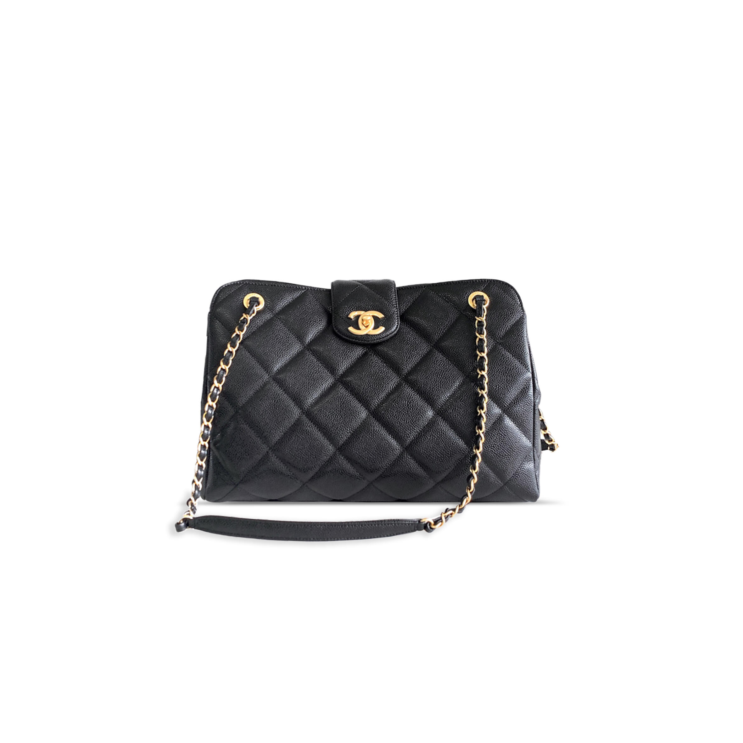 CHANEL MASTER SMALL CAVIAR CALFSKIN SHOPPING BAG AS4978 (33*25*16cm)